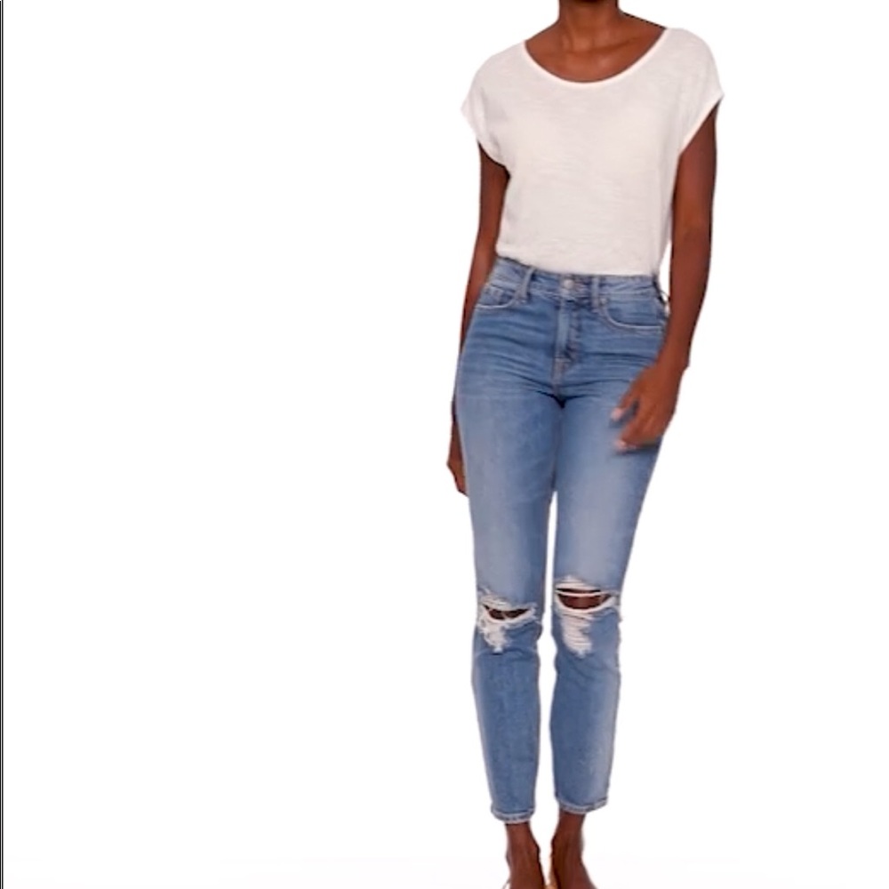 Old Navy power straight high rise